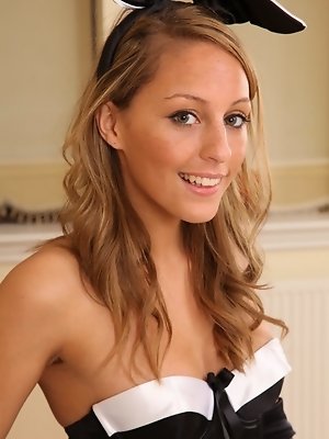"Darcy looks sensational in her bunny's outfit."